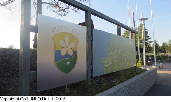 Virpiniemi Golf -INFOTAULU 2016